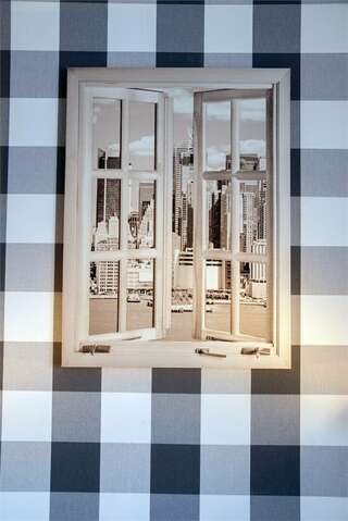 Мини-отель Три зайца Мурманск Двухместный номер с 2 отдельными кроватями и общей ванной комнатой-4